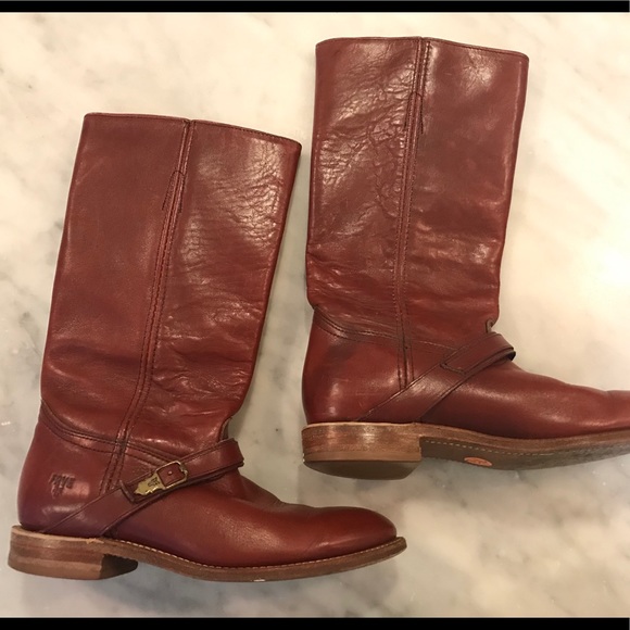 Frye Shoes - Frye vintage leather riding boot size 7